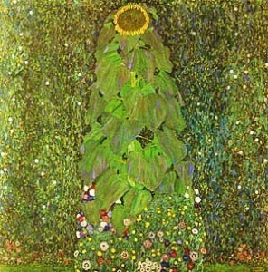 Gustav Klimt (1862-1918). The Sunflower 1907 girasole, psicoterapia Roma