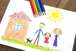 disegno-dei-bambini psicoterapia infantile roma